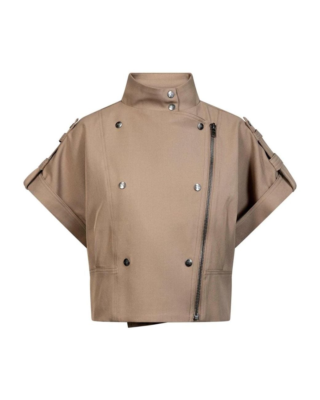 co'couture Jassen ,Grijs ,Gilets in het Natural