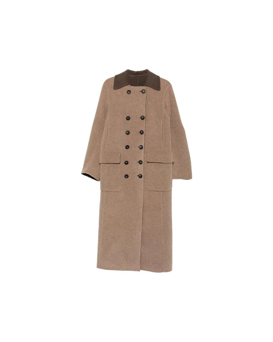 Seafarer Brown Double-Breasted Coats
