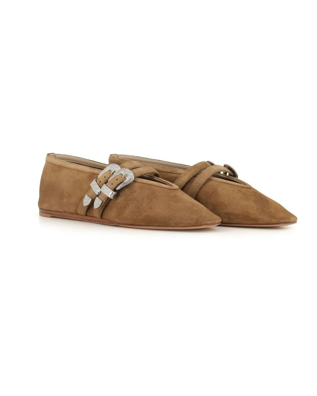 Le Monde Beryl Brown Ballerina Shoes