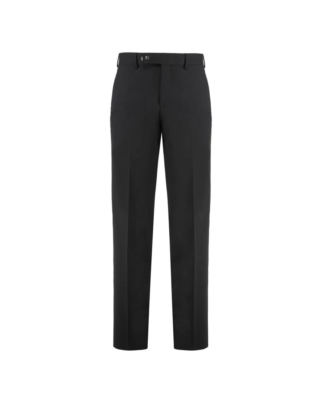 Fendi Broeken ,Zwart ,Wol Wollen Broek in het Black voor heren