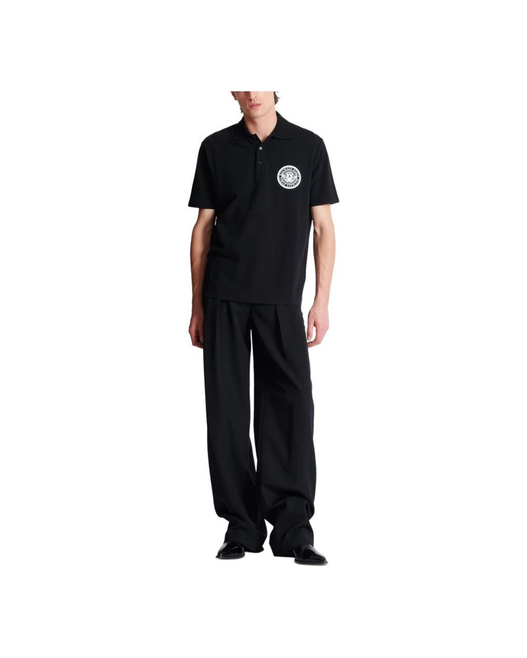 Polo Shirts Balmain de hombre de color Black