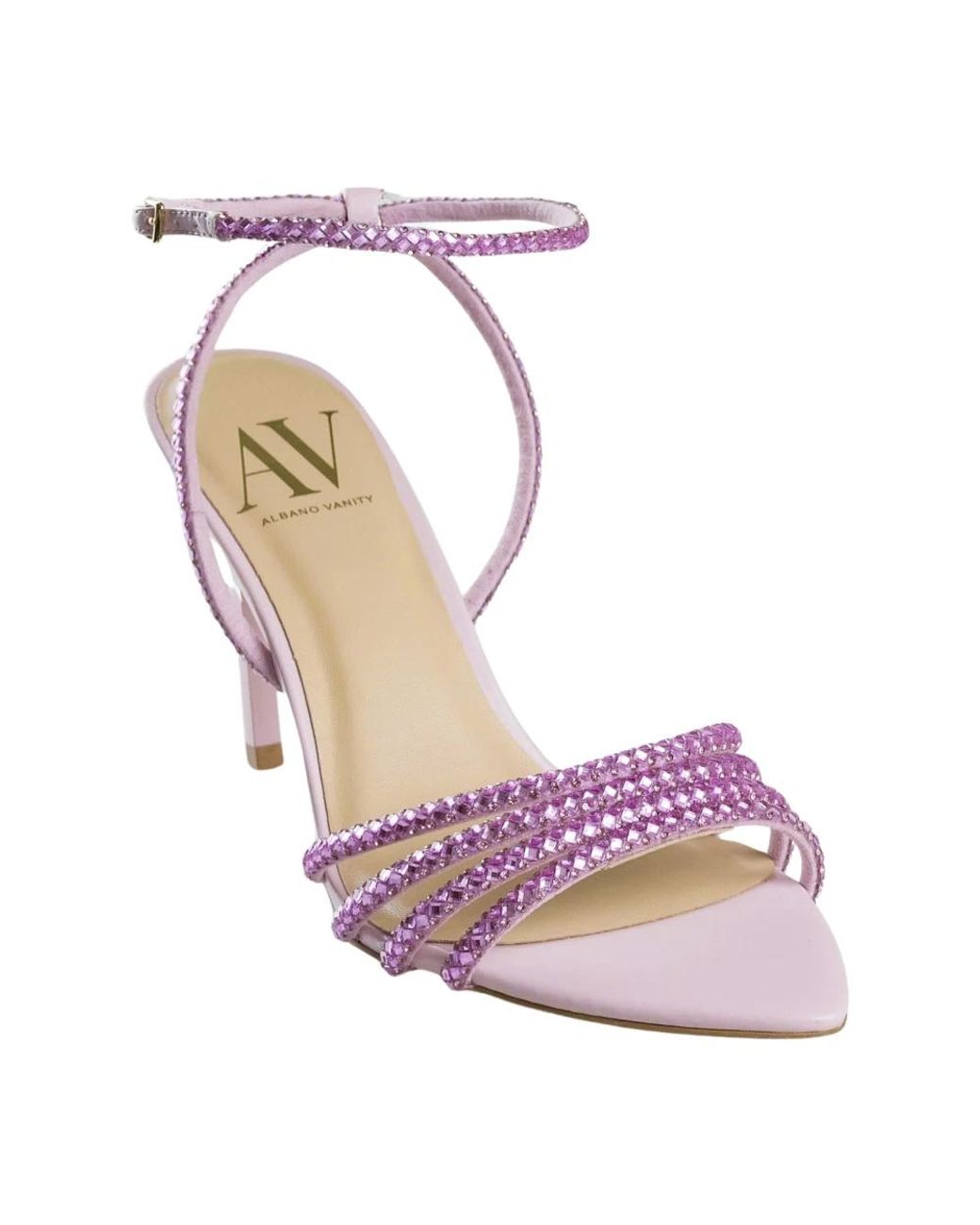 Albano Purple Vanity Sandale
