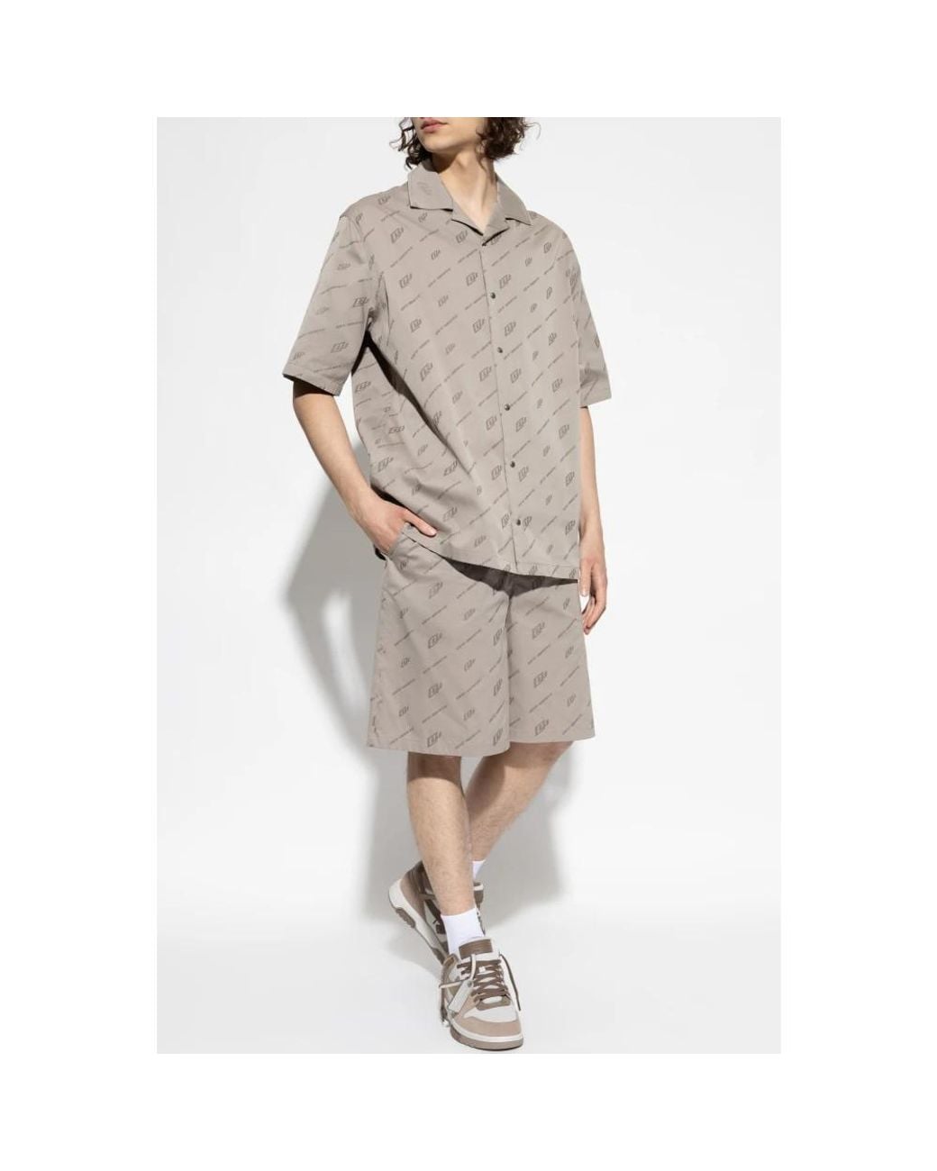 Casual Shorts di Off-White c/o Virgil Abloh in Gray da Uomo