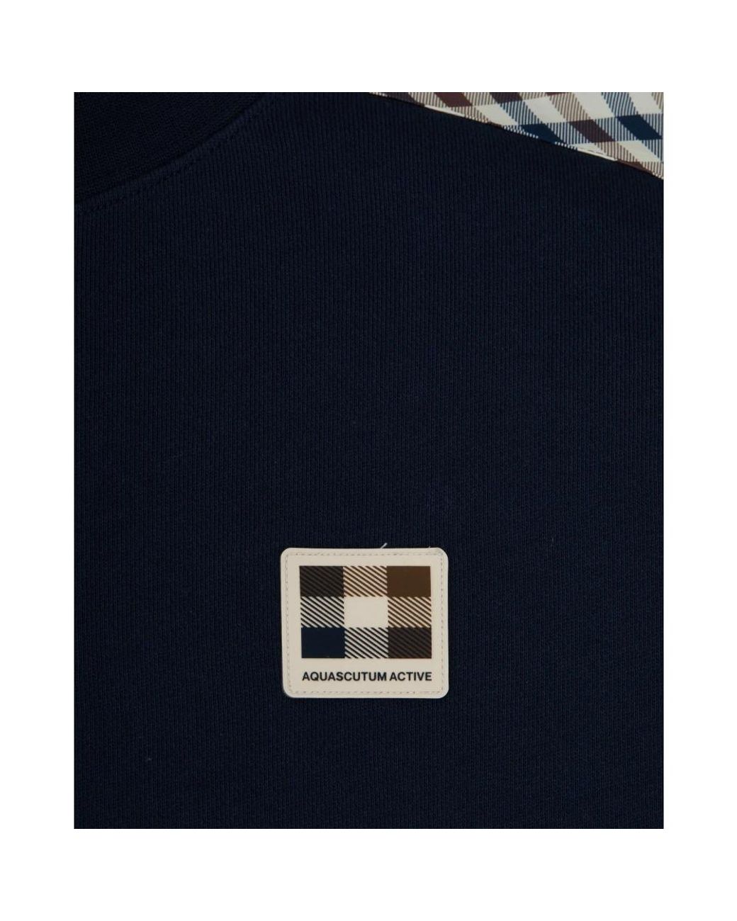 Aquascutum Blue Sweatshirts for men