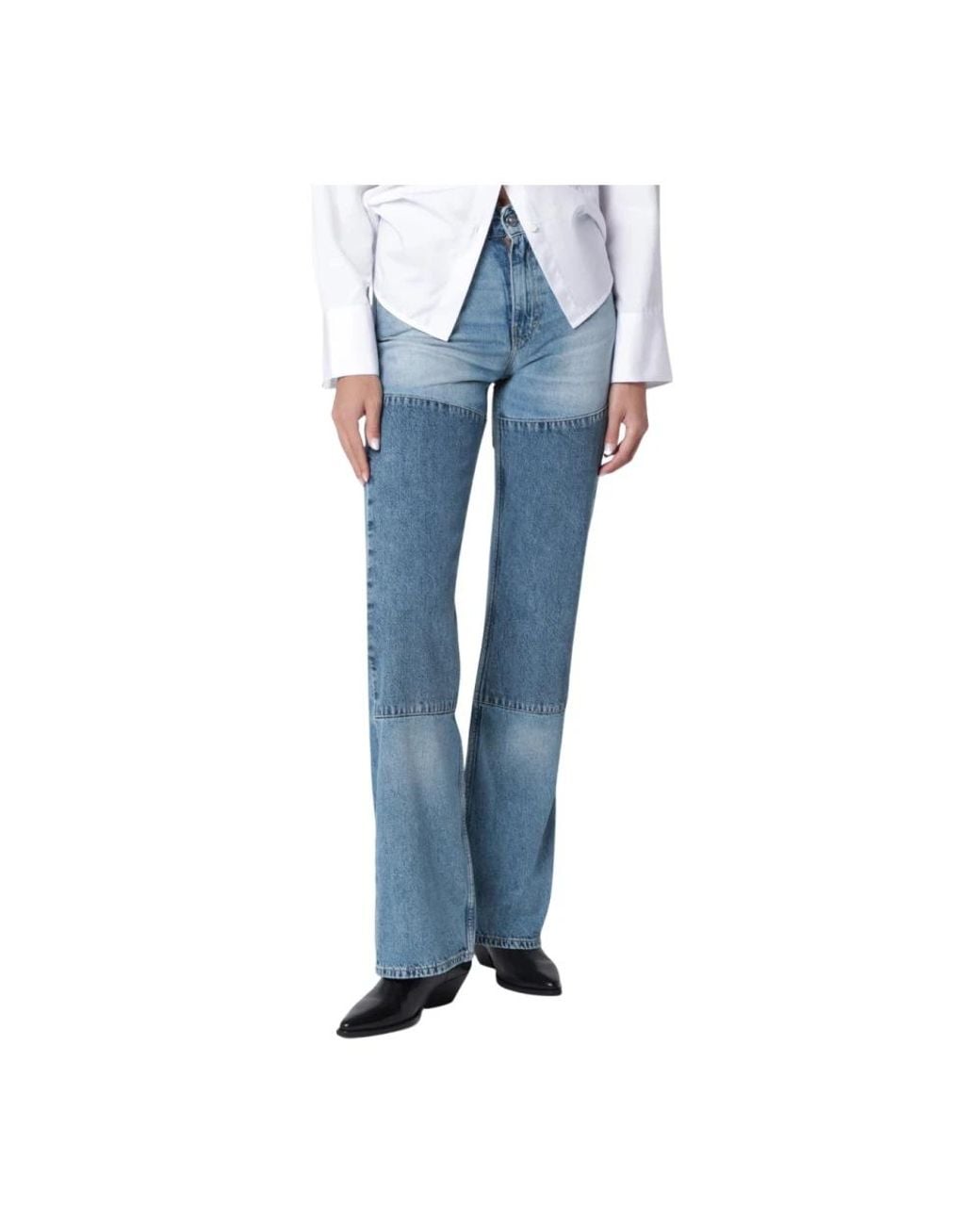 Our Legacy Blue Straight Fit Jeans