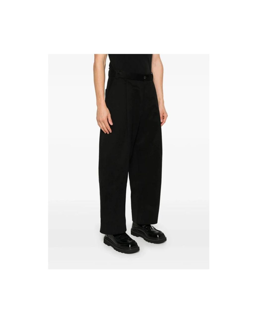 Wide Trousers Studio Nicholson de hombre de color Black