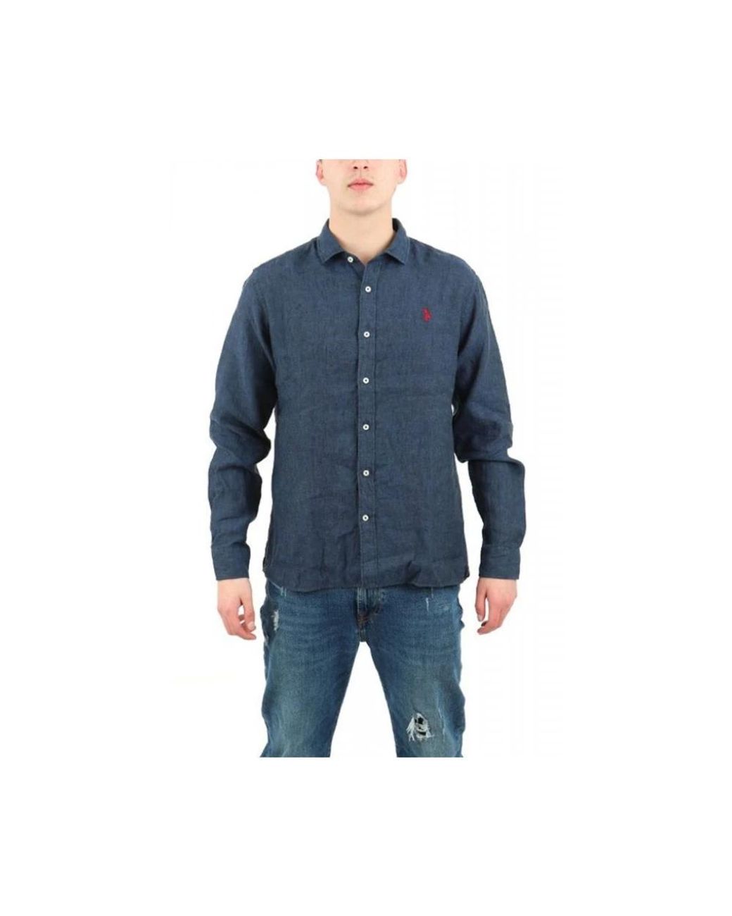 U.S. POLO ASSN. Blue Casual Shirts for men
