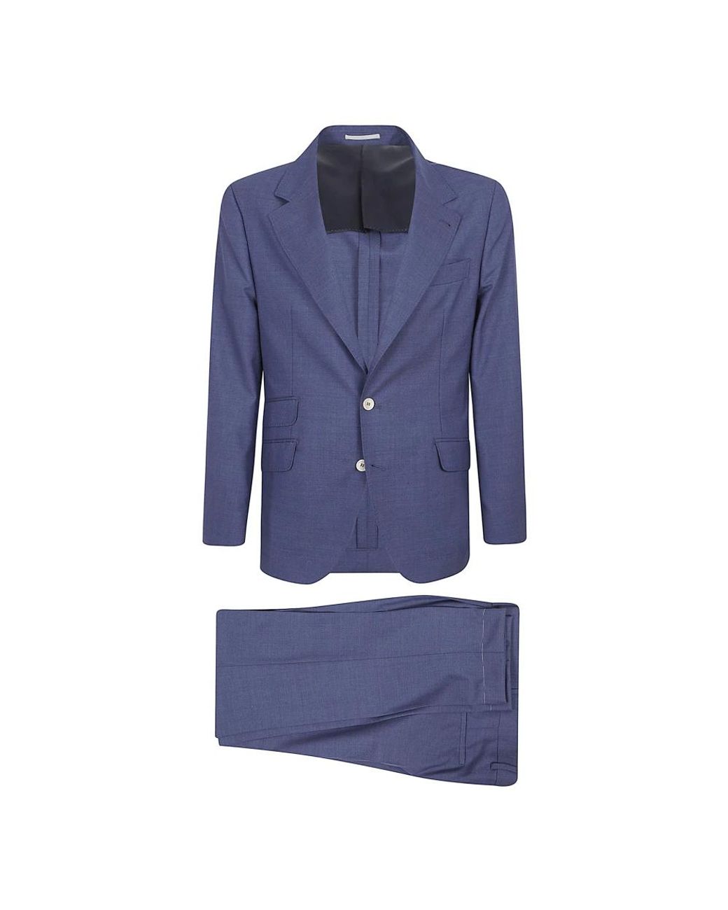 Single Breasted Suits Brunello Cucinelli de hombre de color Blue