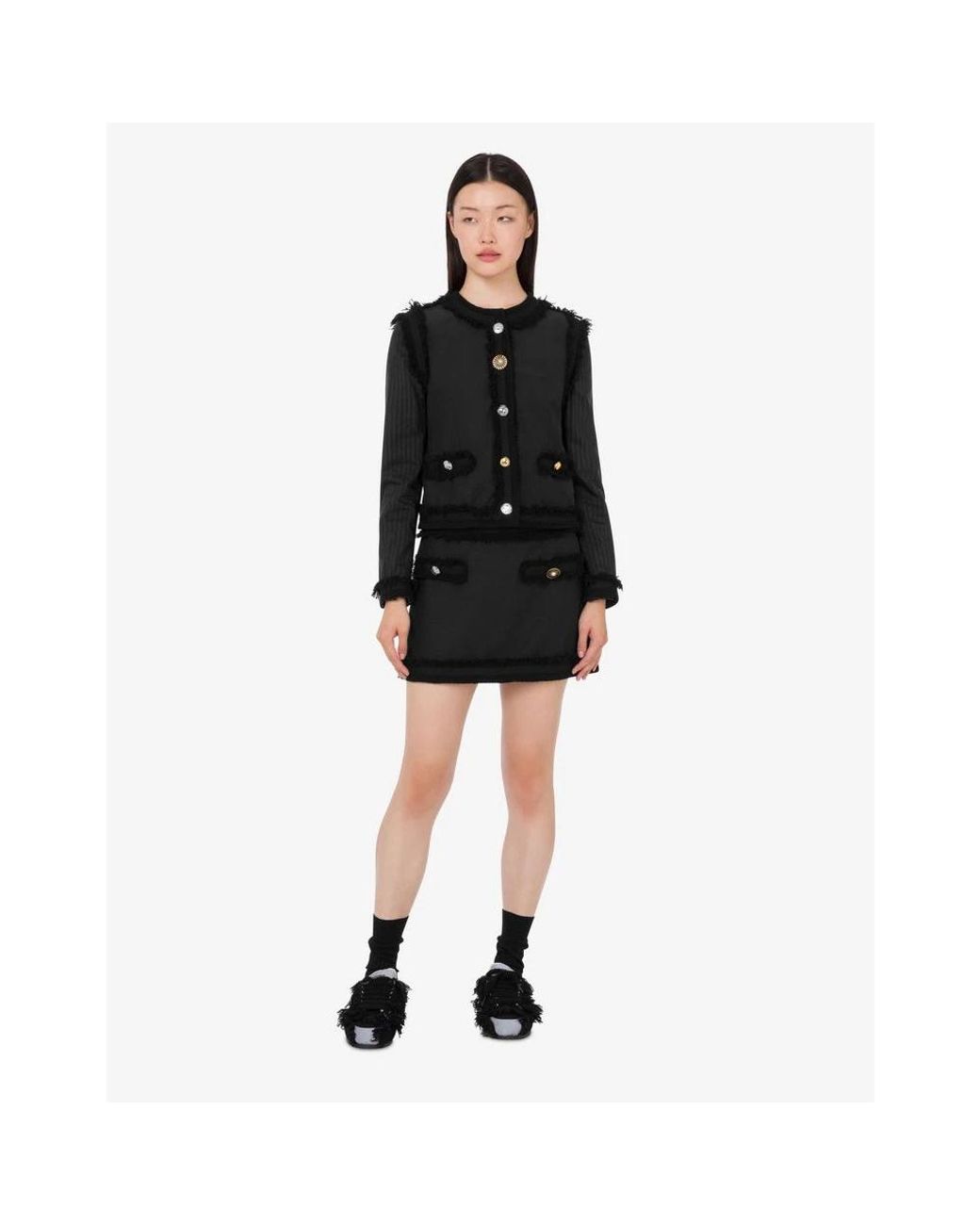 Moschino Black Short Skirts