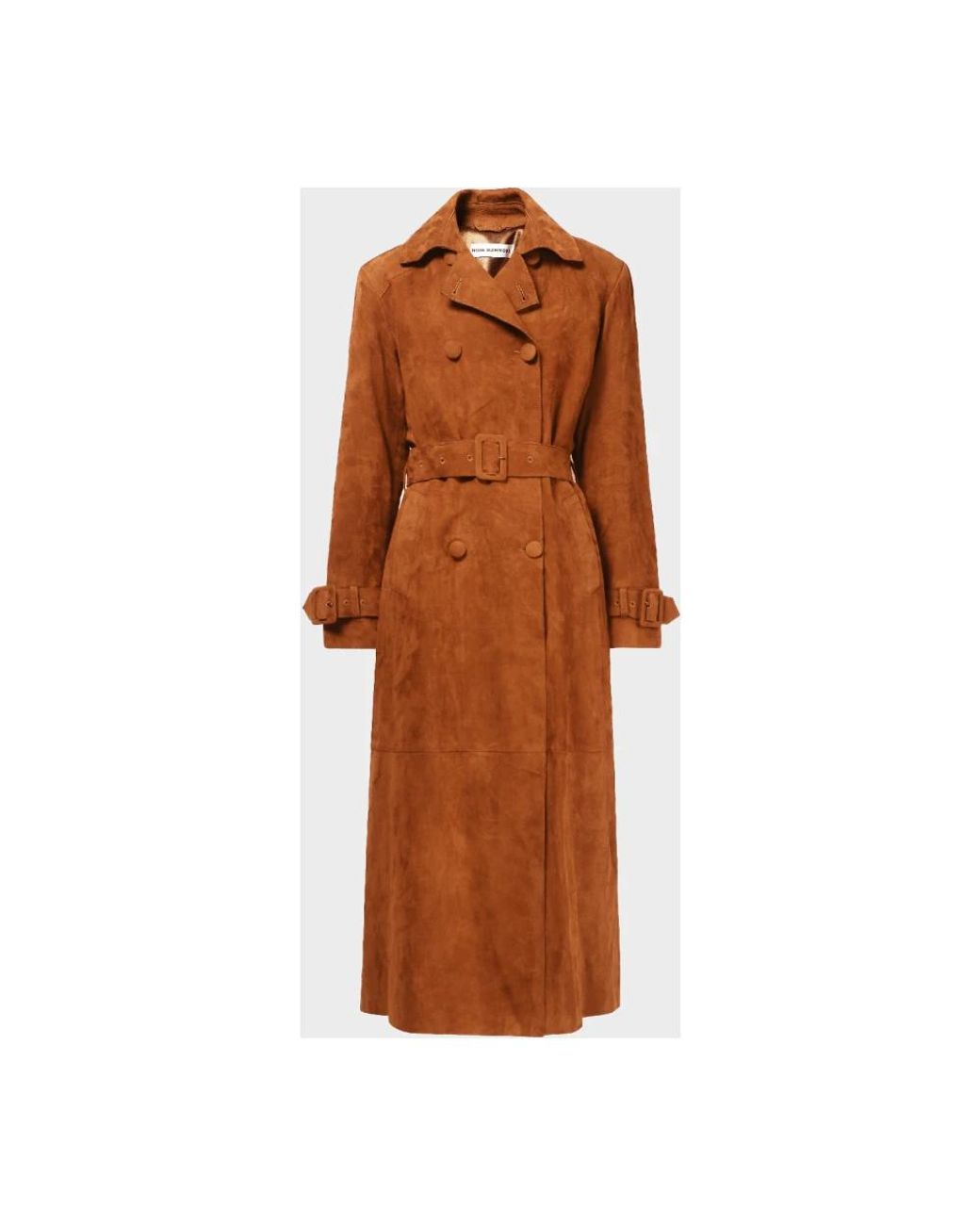 Nour Hammour Brown Trench Coats