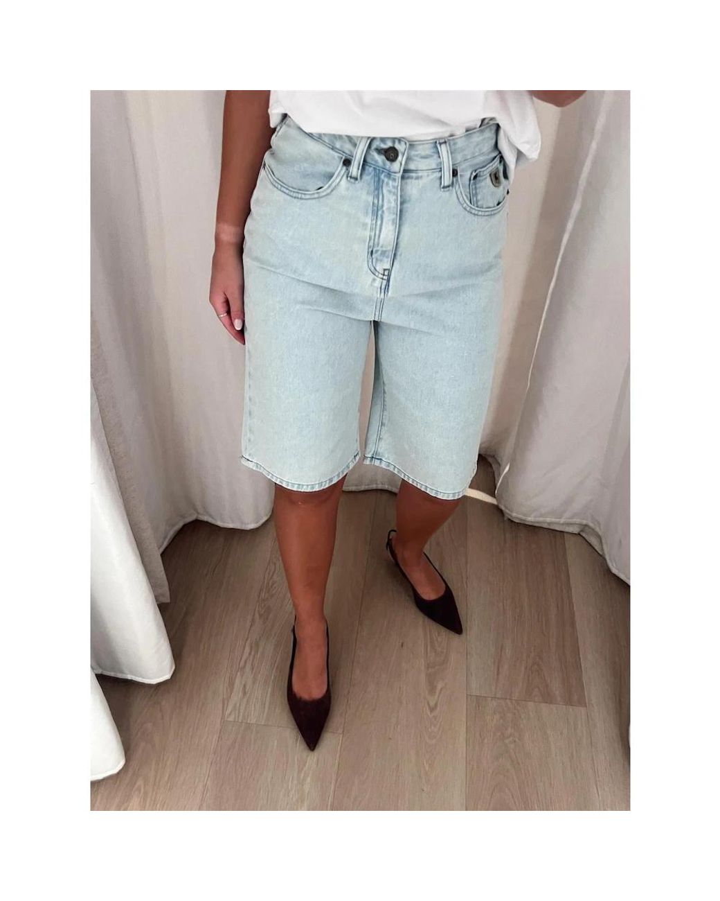 Lois Blue Denim Shorts