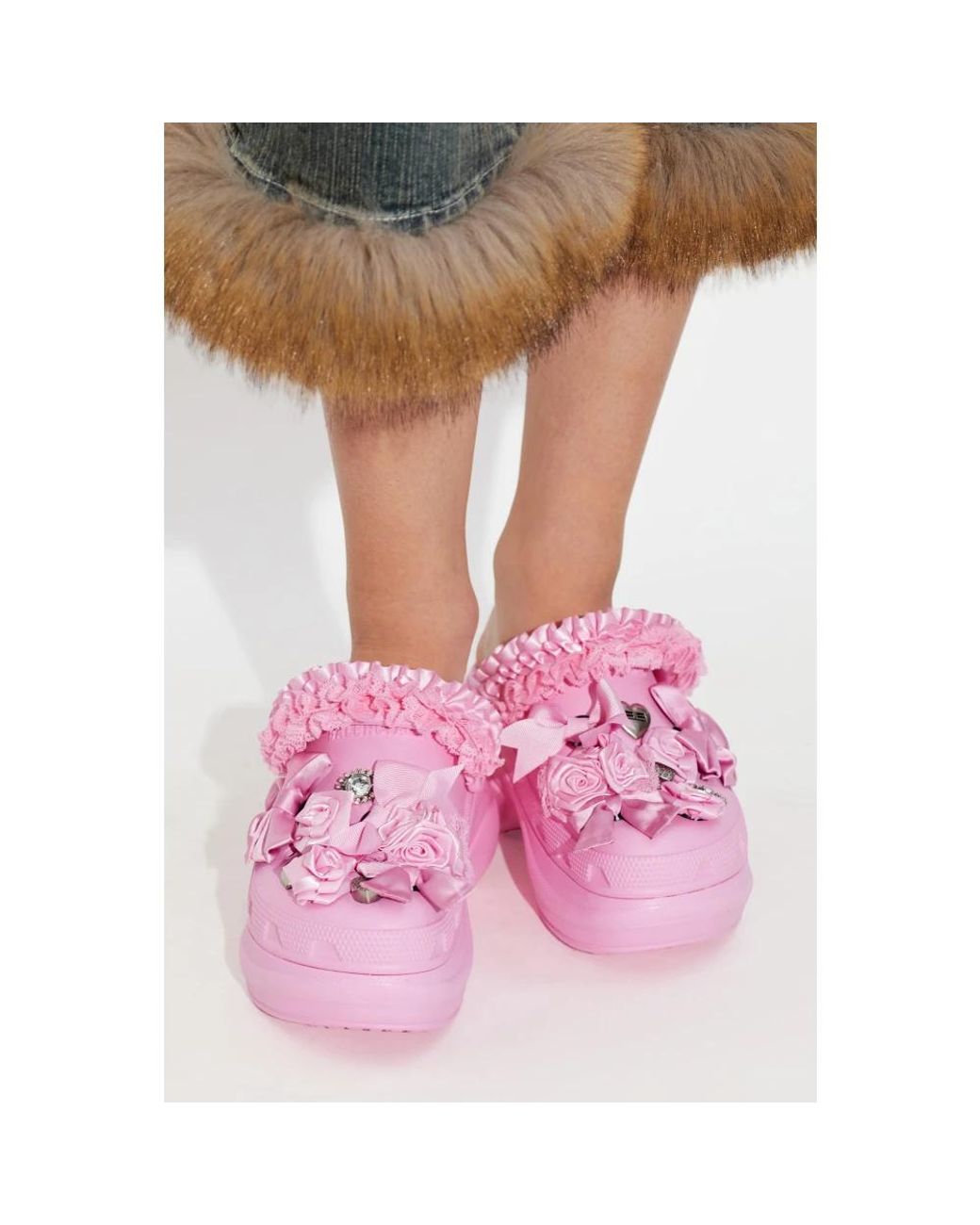 Balenciaga Purple Clogs