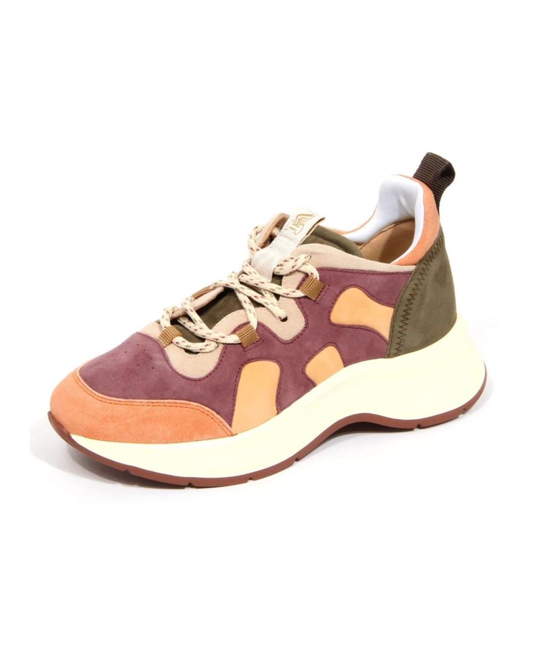 Hogan Pink Wildleder-Schuhe Mit Memory Foam