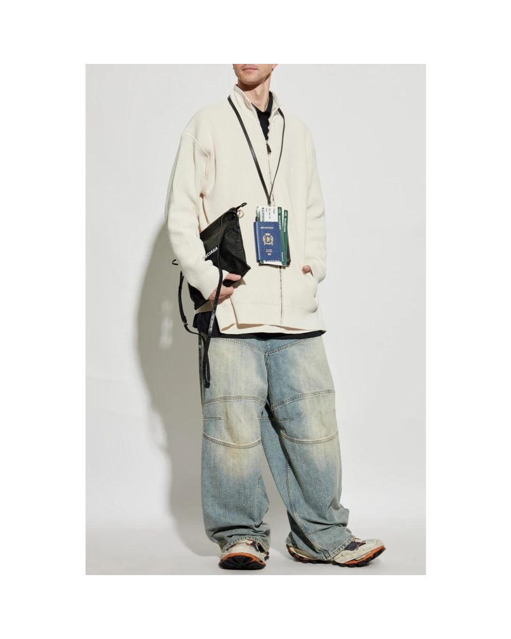 Balenciaga White Cardigans for men