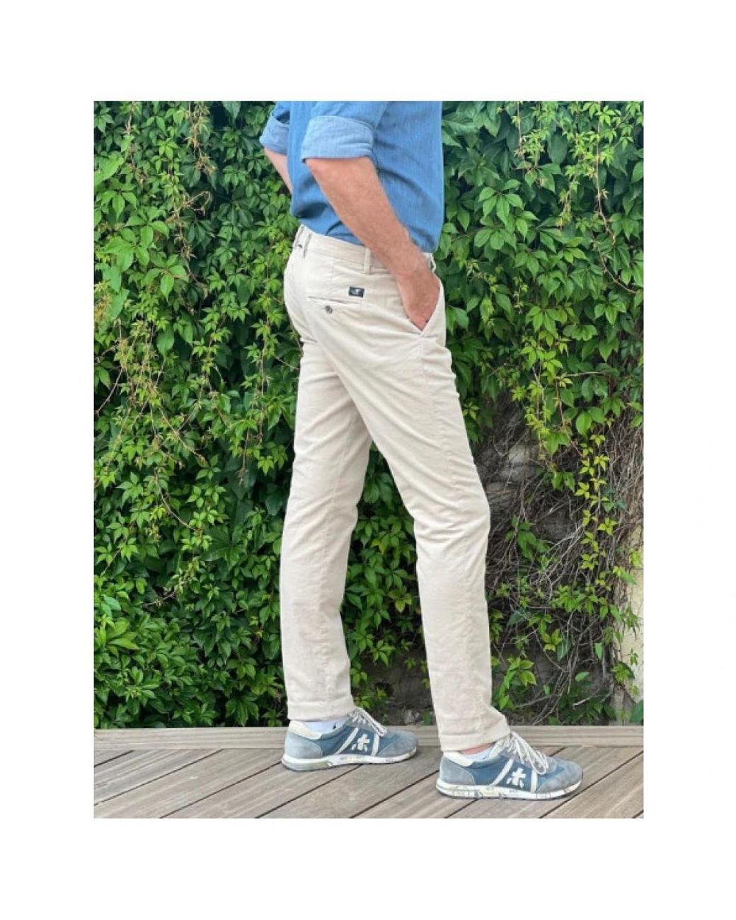 Mason's Blue Chinos for men