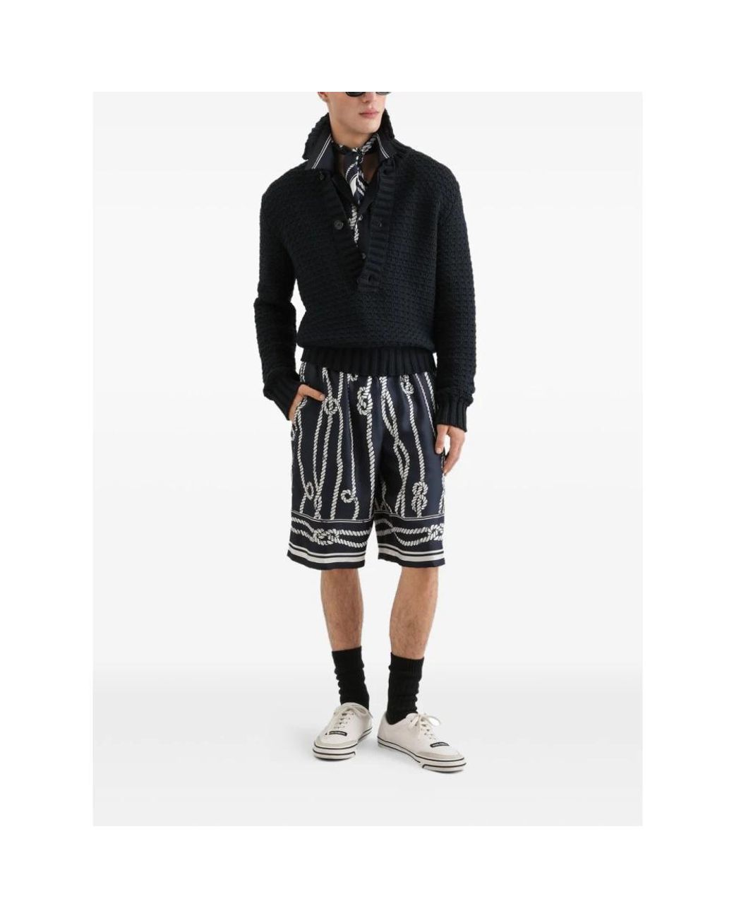 Dolce & Gabbana Black Short Sleeve Shirts for men