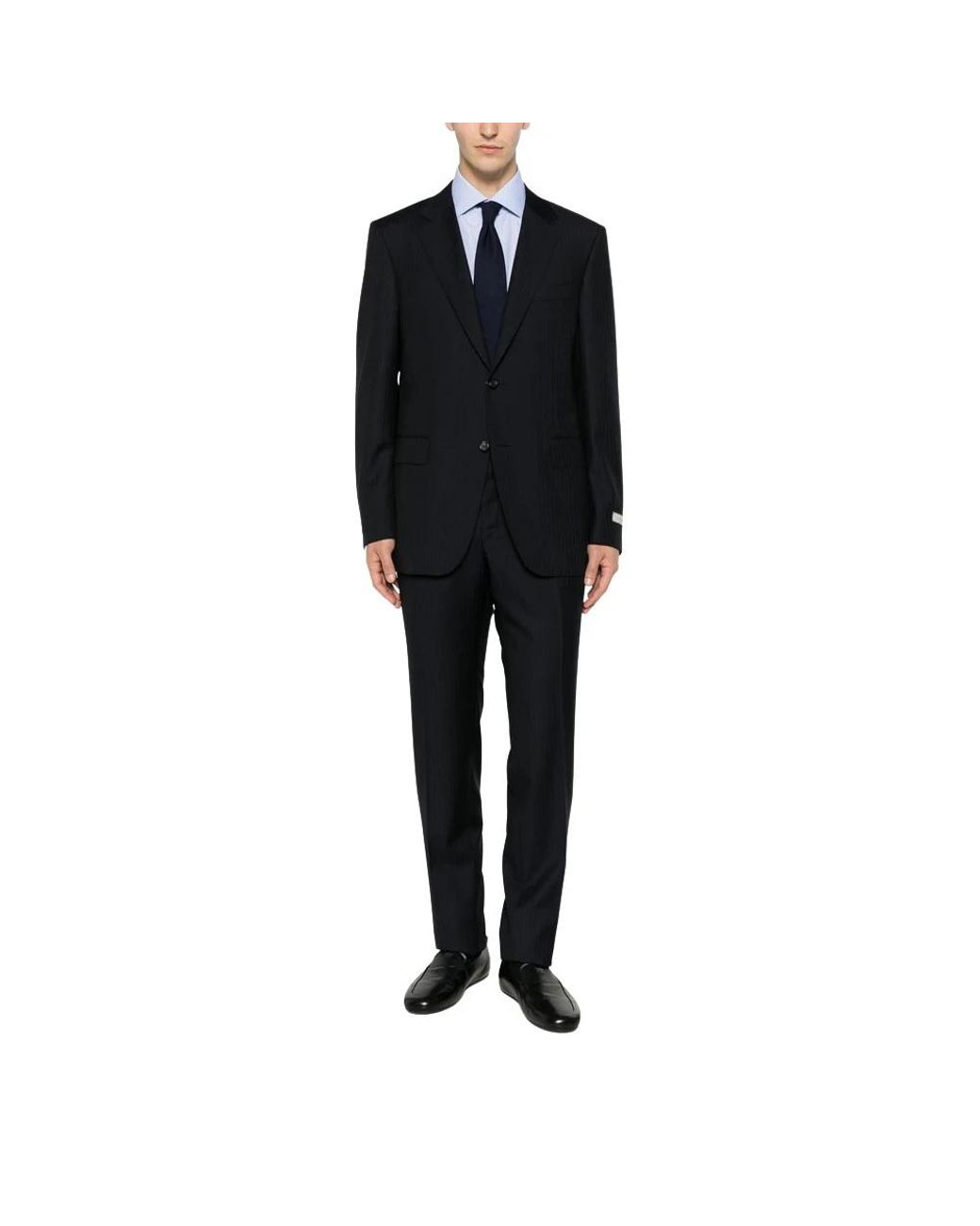 Canali Black Single Breasted Suits for men