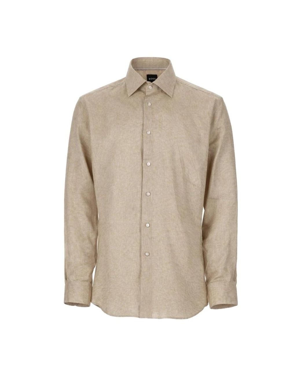 Boss Natural Casual Shirts for men