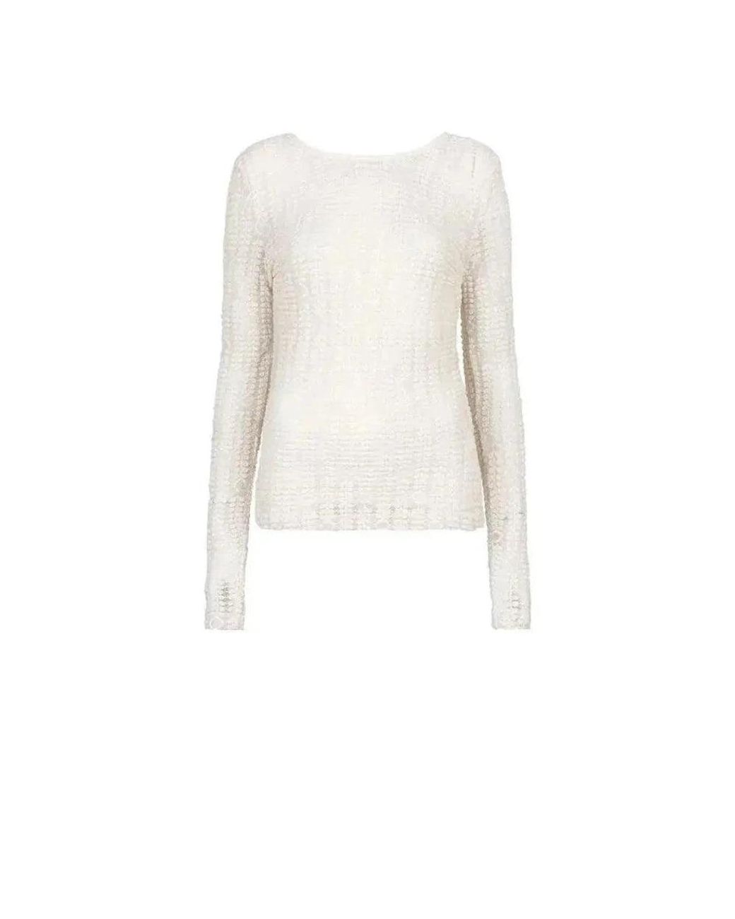Dante 6 White Round-Neck Knitwear