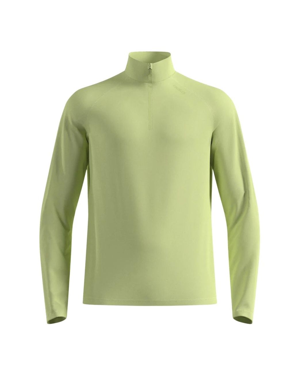 Odlo Essential Warm 1/2 Zip in het Green voor heren