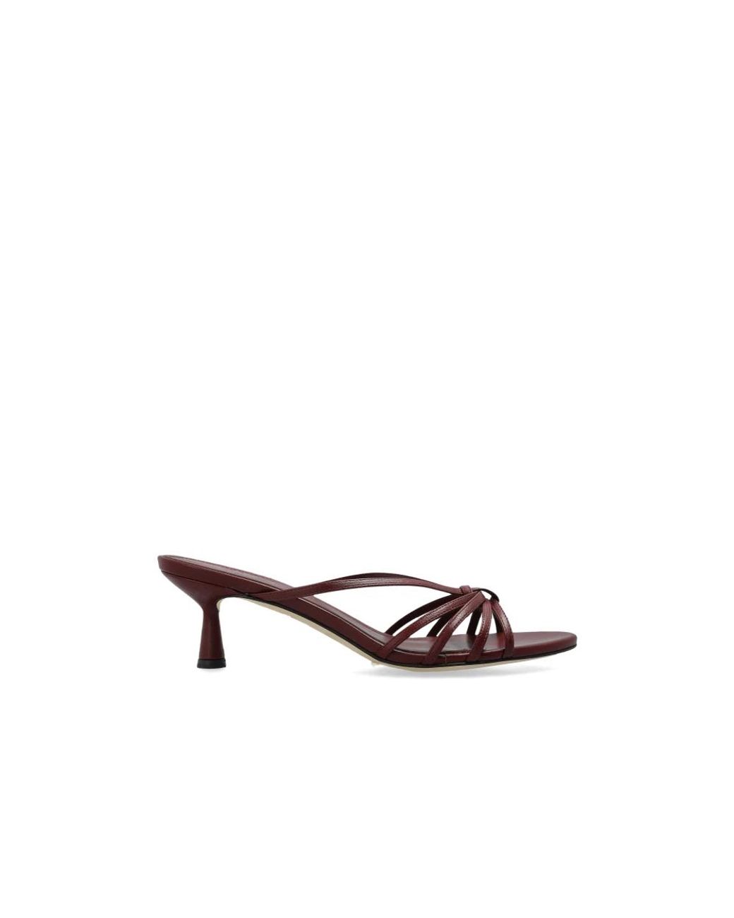 Aeyde Red Heeled Mules