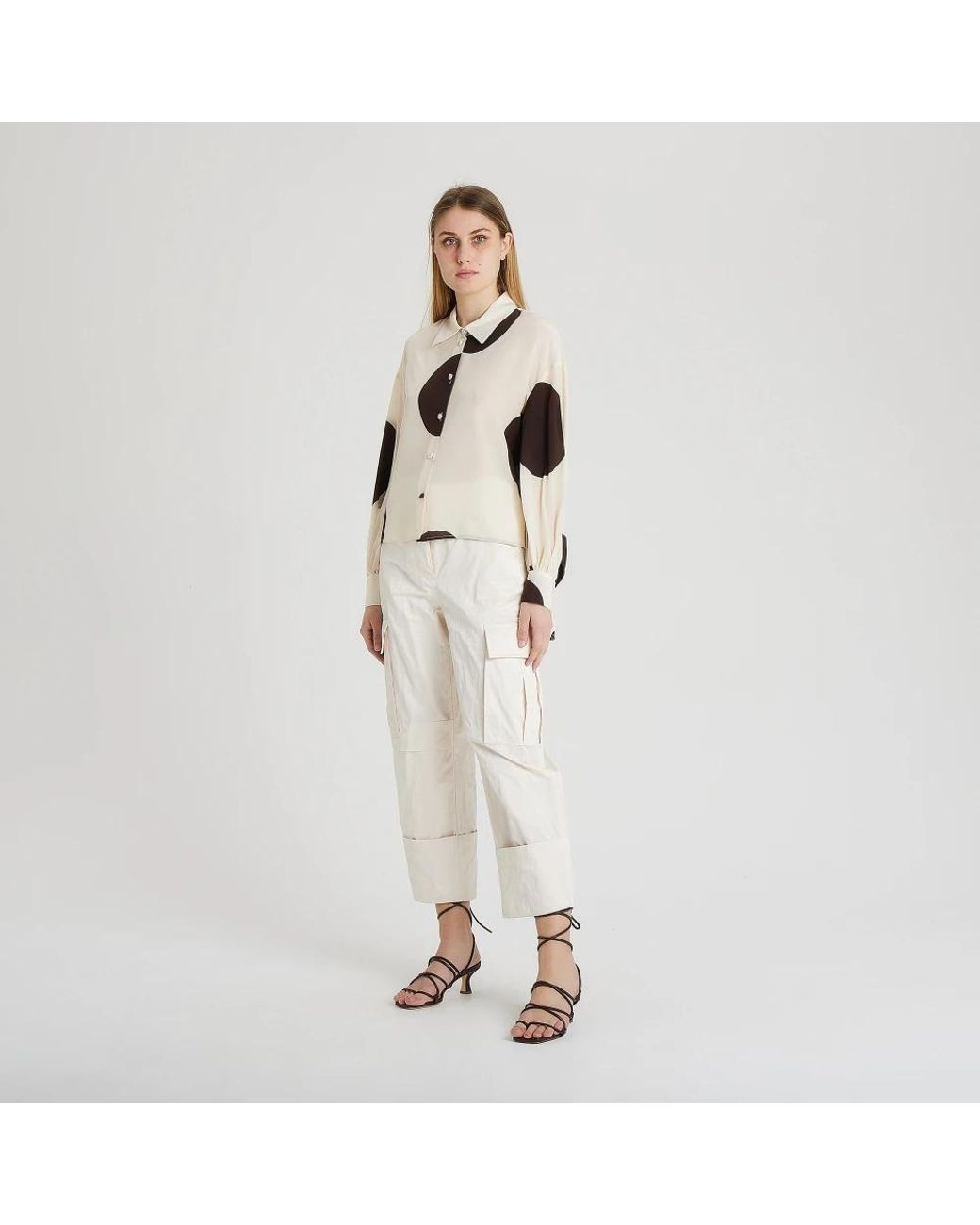 Erika Cavallini Semi Couture Natural Shirts