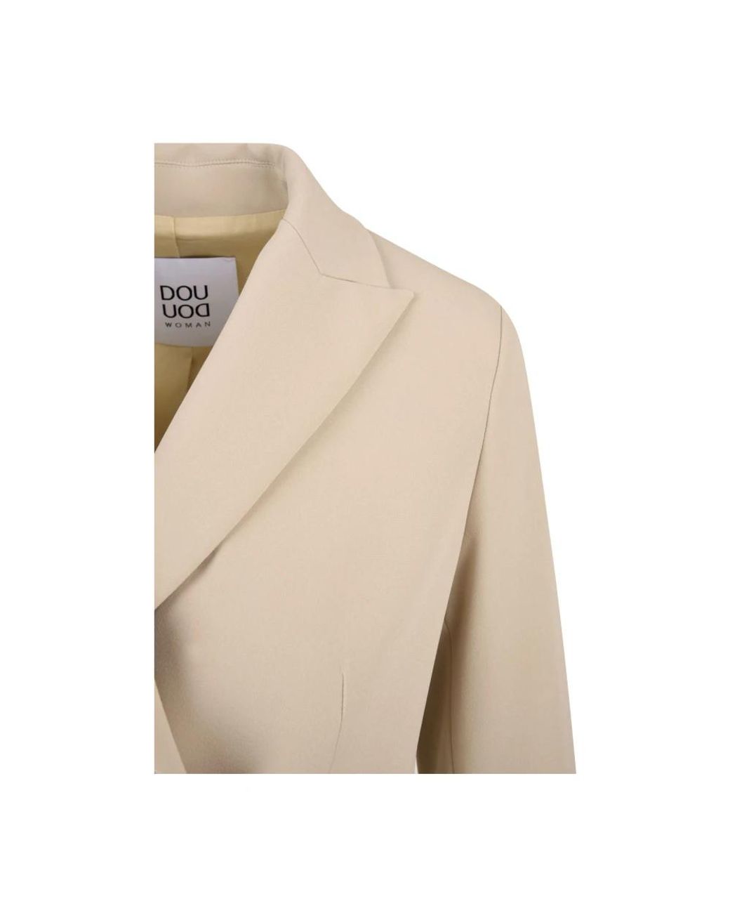 Douuod Woman Natural Blazers