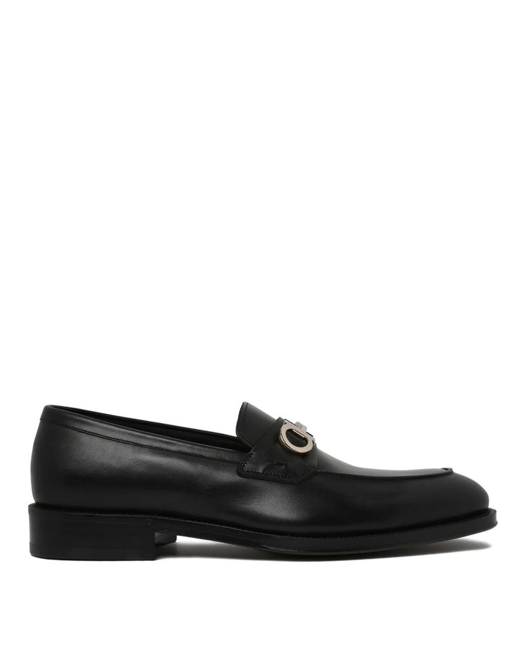 Ferragamo Lederslipper in Black für Herren