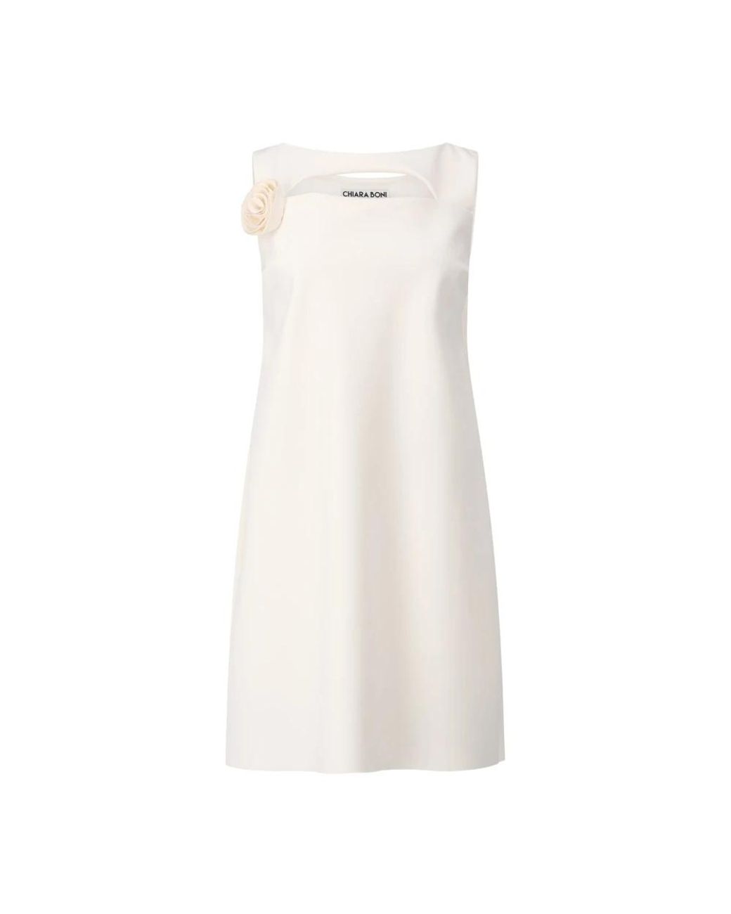 Chiara Boni White Short Dresses