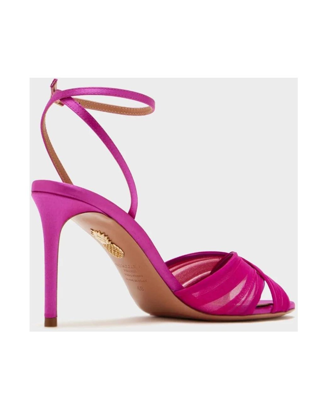 Aquazzura Pink High Heel Sandals