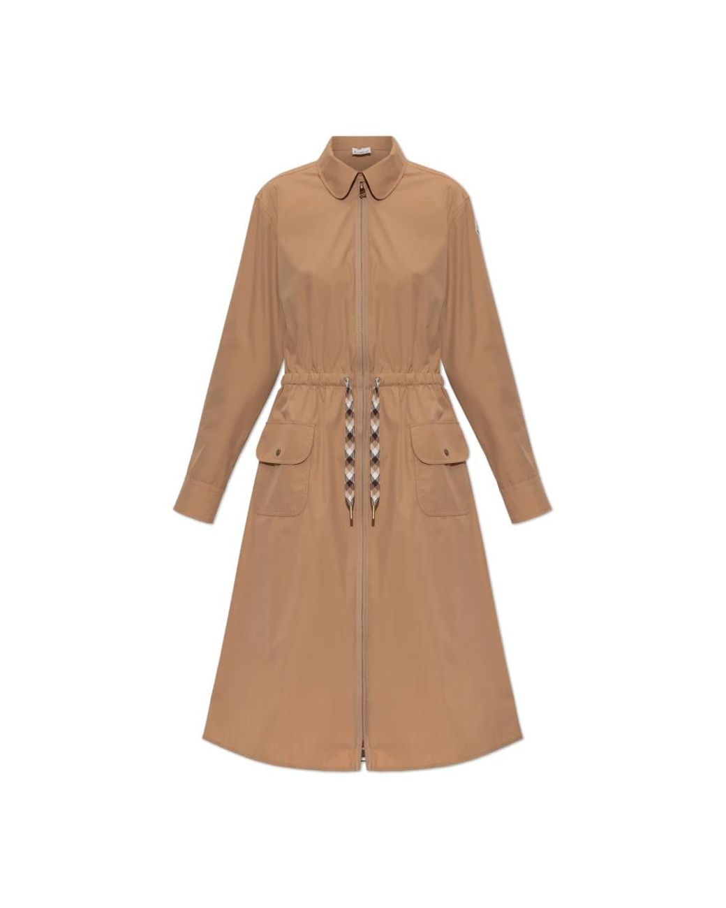 Moncler Brown Shirt Dresses