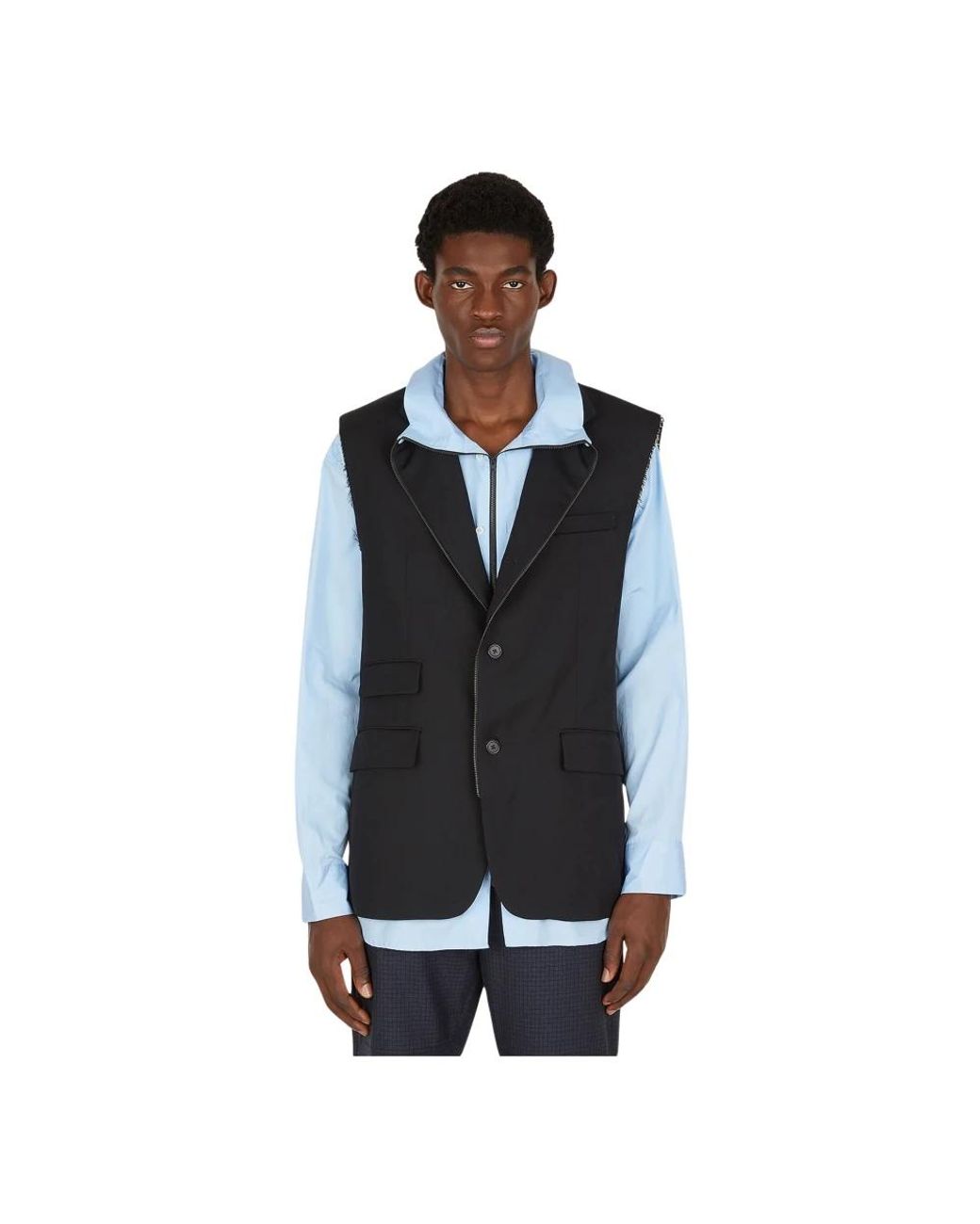 BOTTER Blue Waistcoats for men