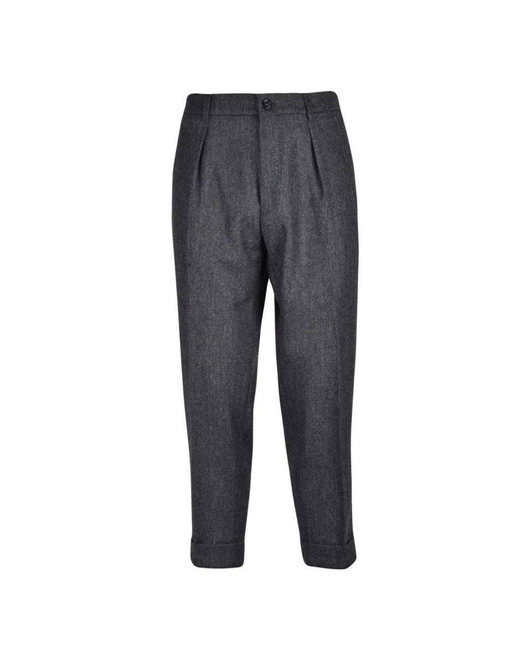 Berwich Gray Suit Trousers for men