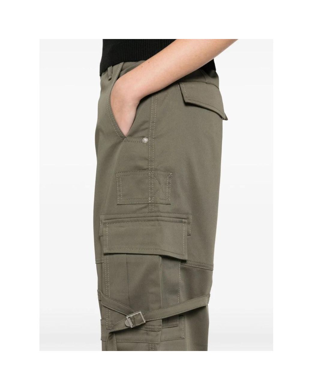 Ermanno Scervino Green Wide Trousers