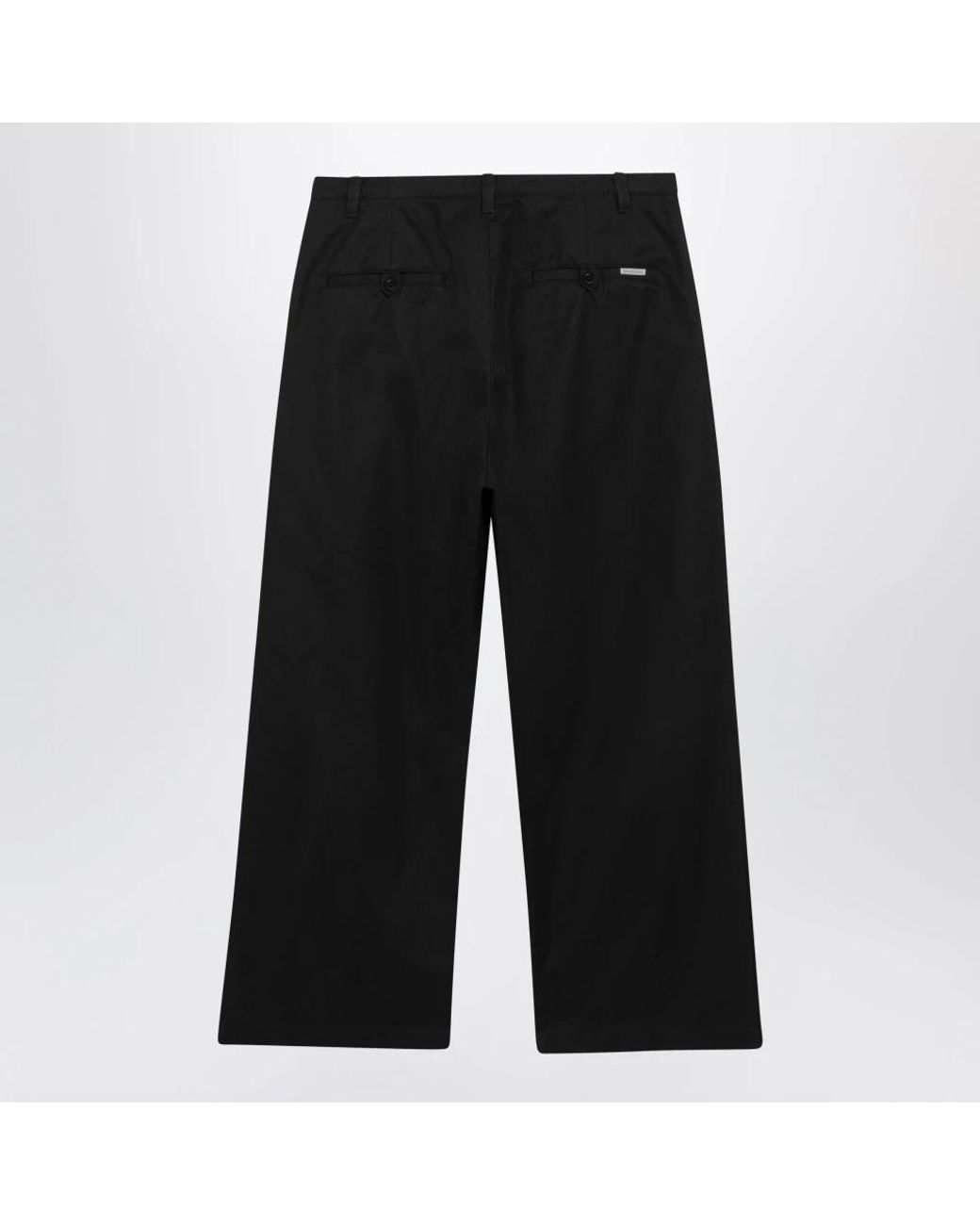Balenciaga Black Wide Trousers for men