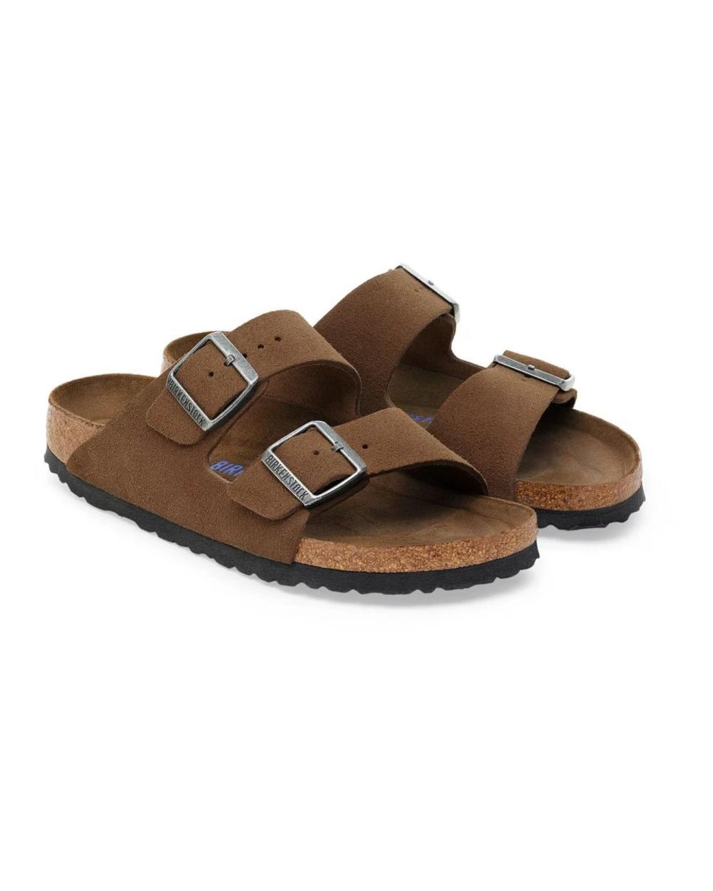 Birkenstock Brown Sliders for men