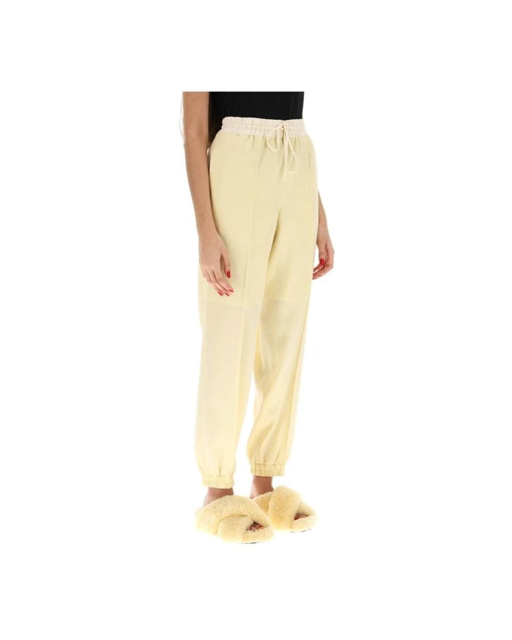Jil Sander Yellow Sweatpants