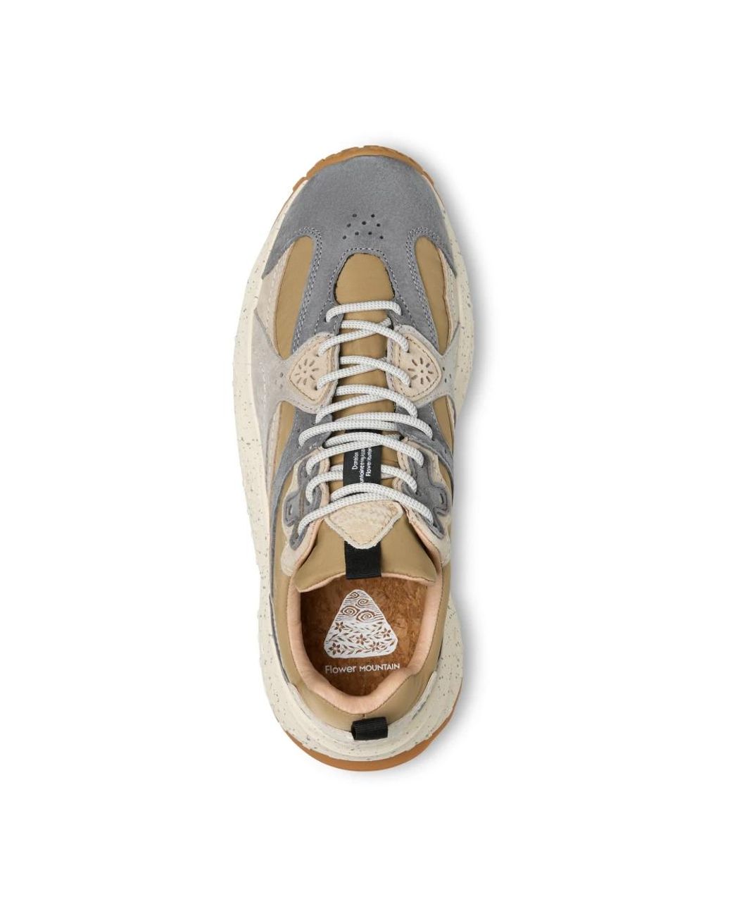 Flower Mountain White Sneakers for men
