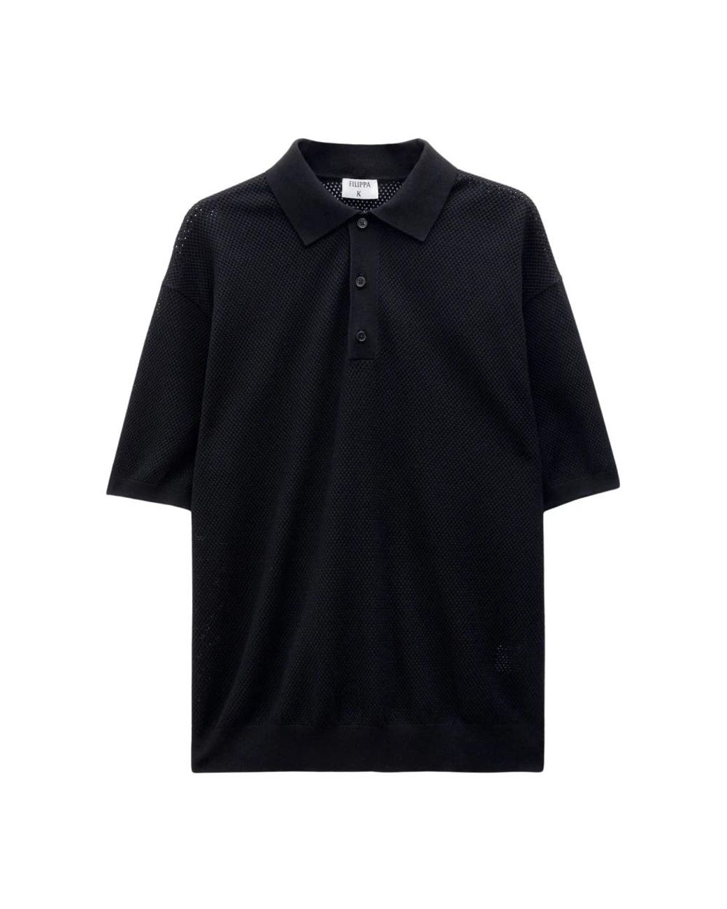 Filippa K Black Polo Shirts for men