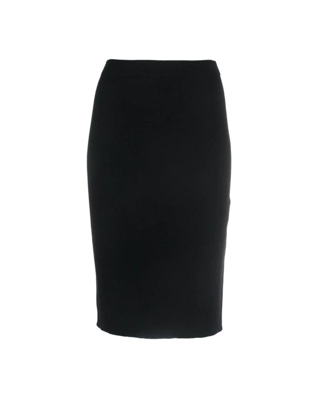 Saint Laurent Black Midi Skirts