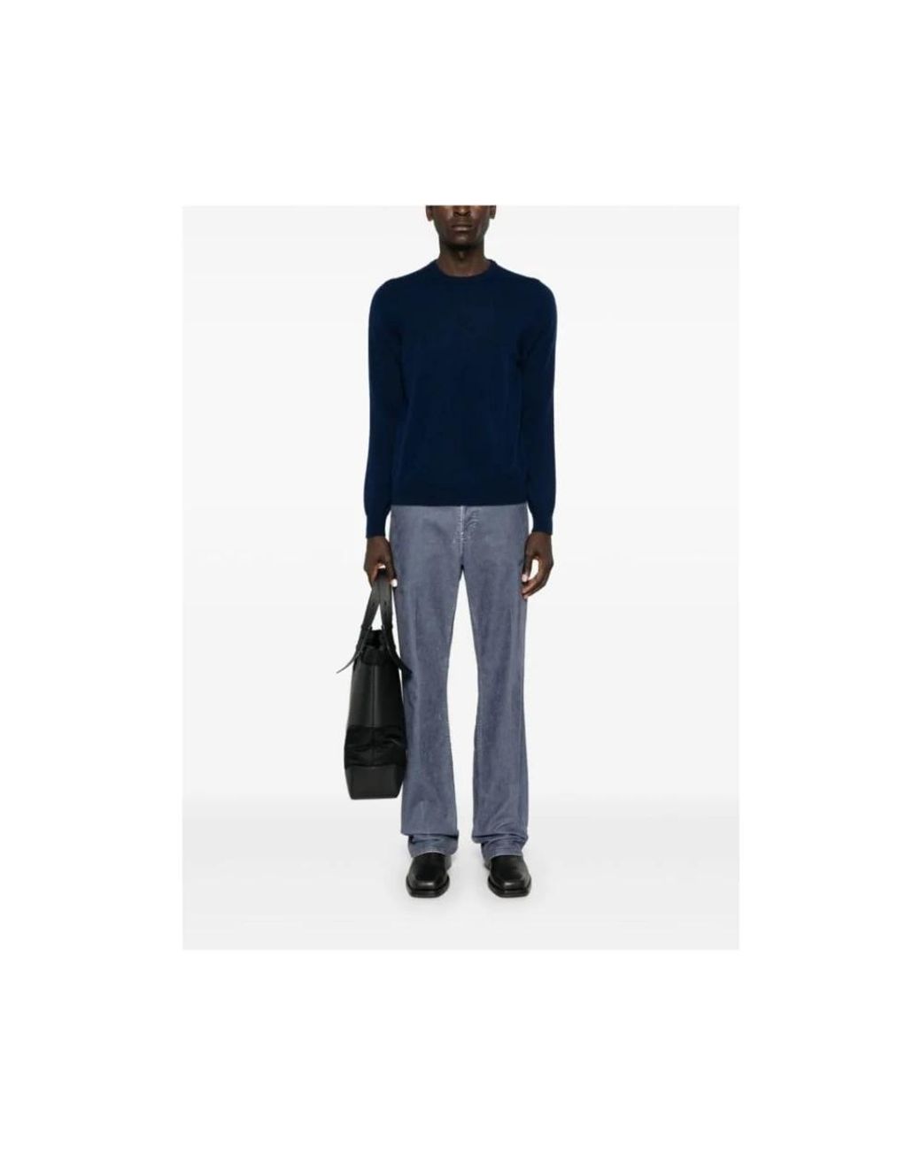 Malo Blue Cashmere Knitwear for men