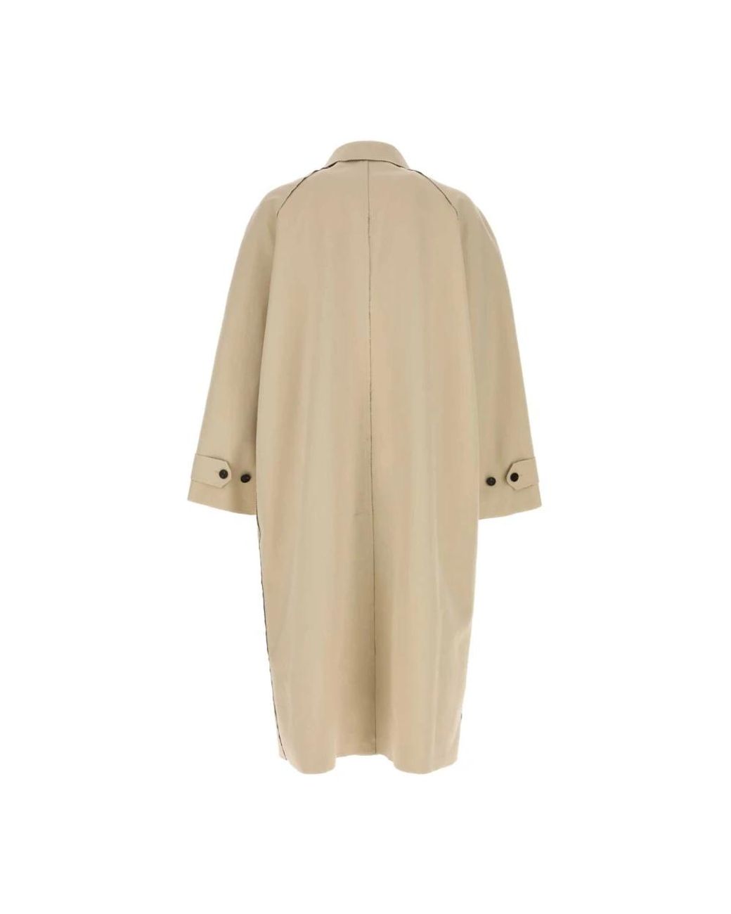 Balenciaga Natural Single-Breasted Coats for men