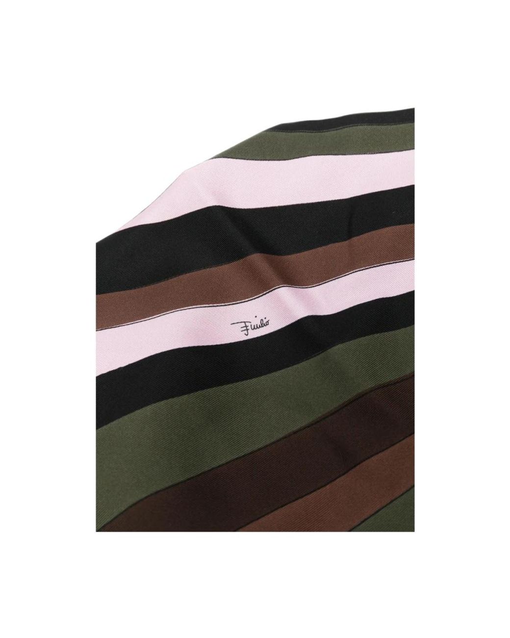 Emilio Pucci Brown Silk Scarves