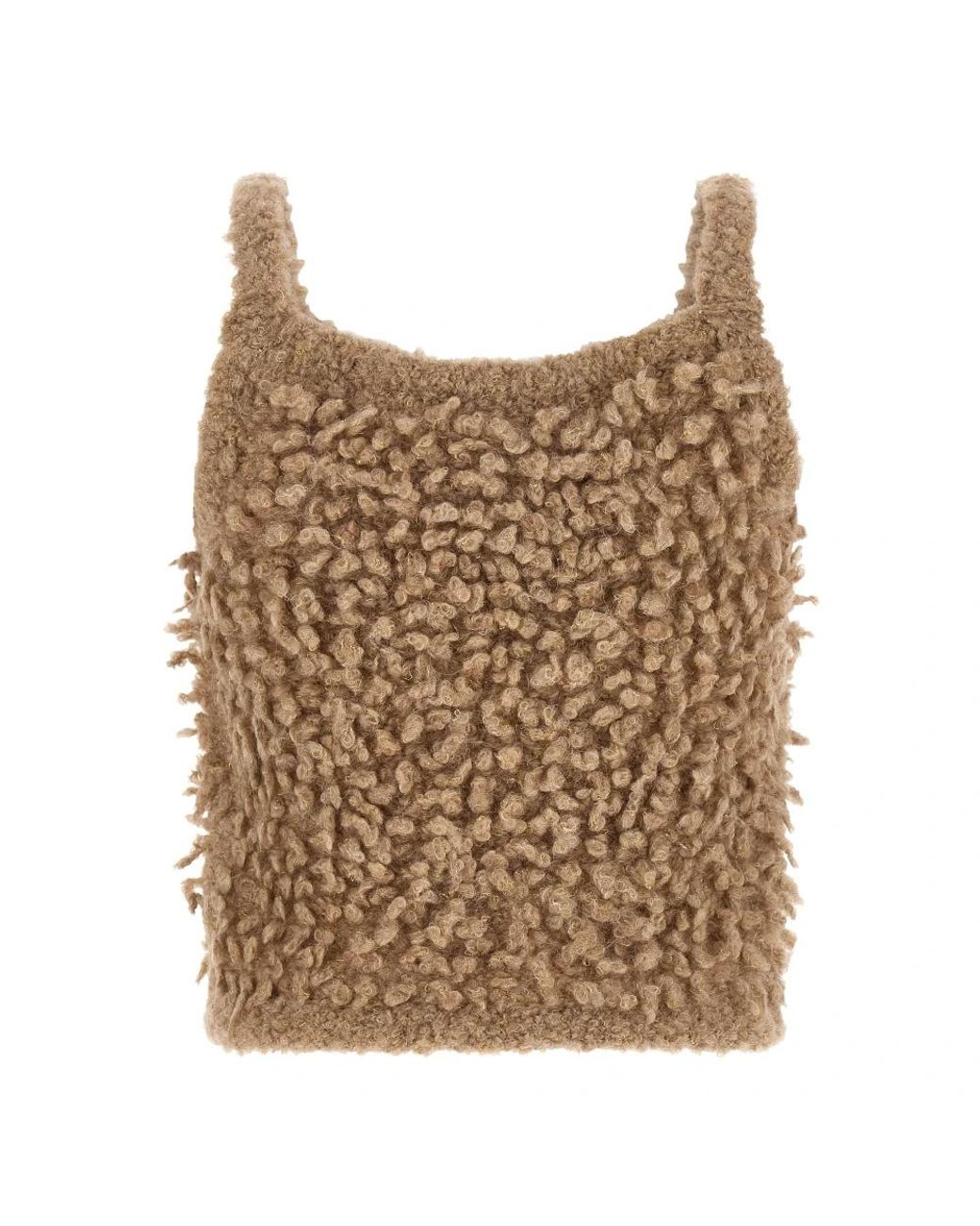 Peserico Natural Sleeveless Tops