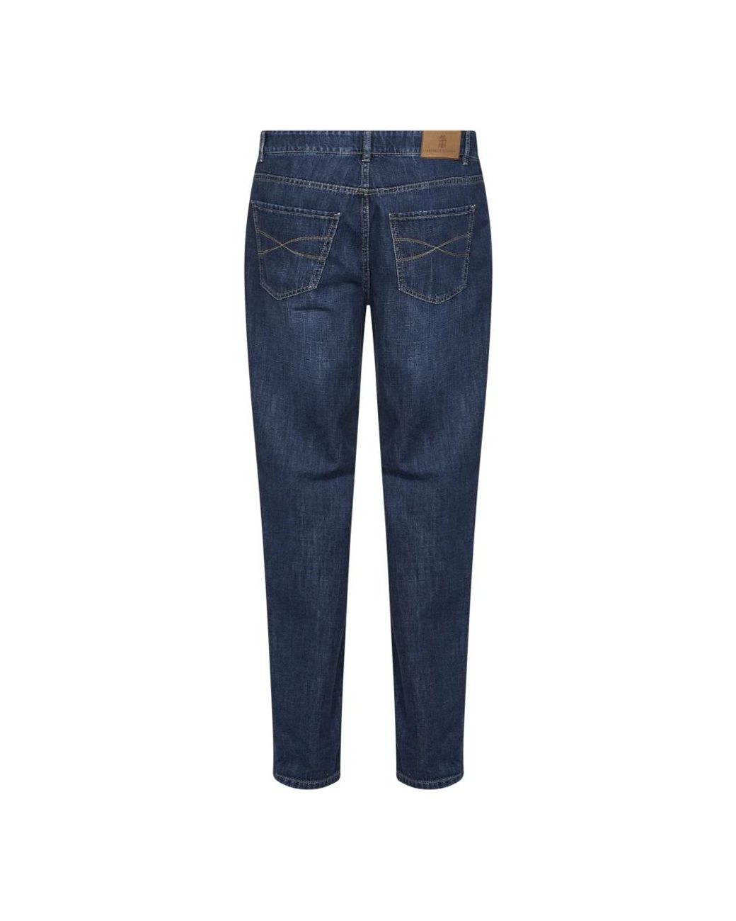 Brunello Cucinelli Blue Slim-Fit Jeans for men