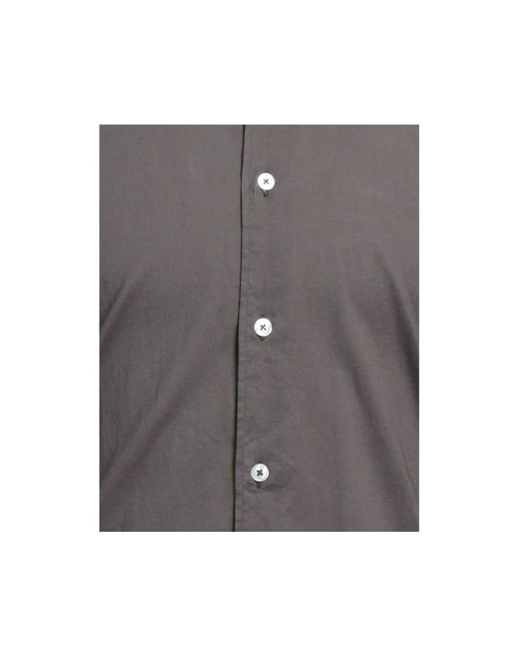 Fedeli Gray Casual Shirts for men