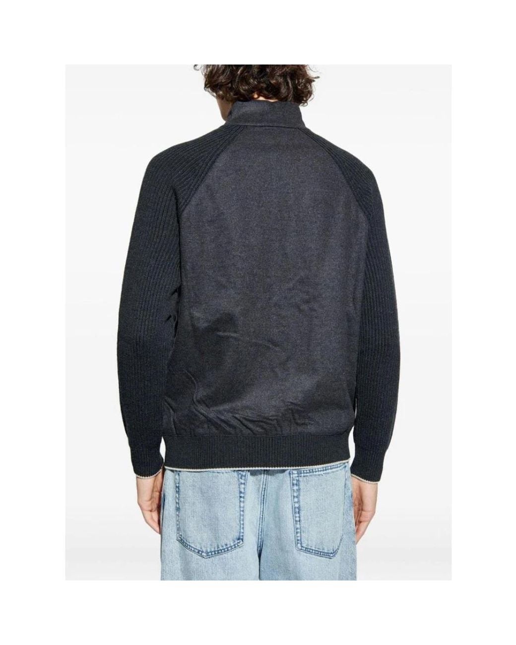 Eleventy Black Bomber Jackets for men