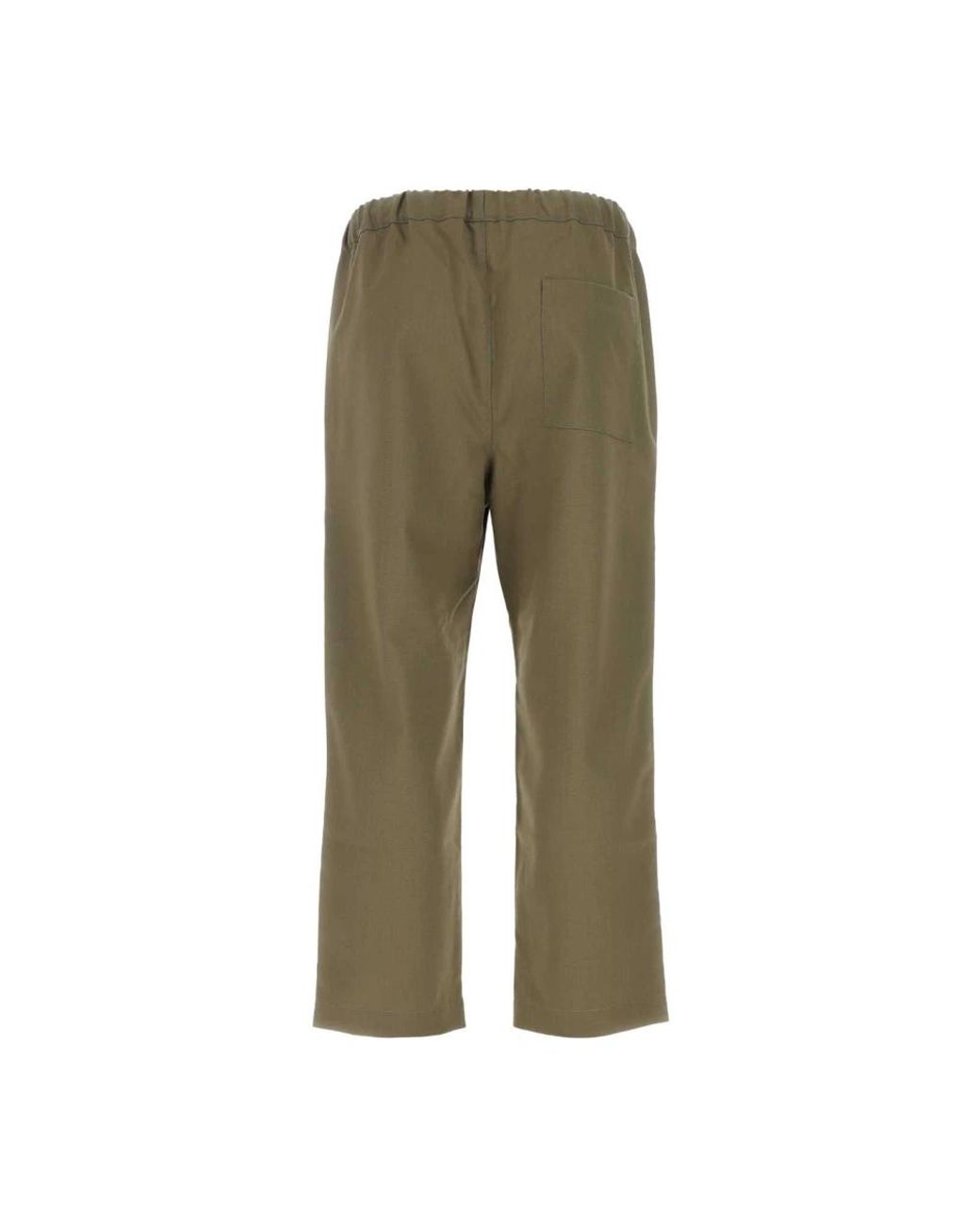 OAMC Green Cropped Trousers for men