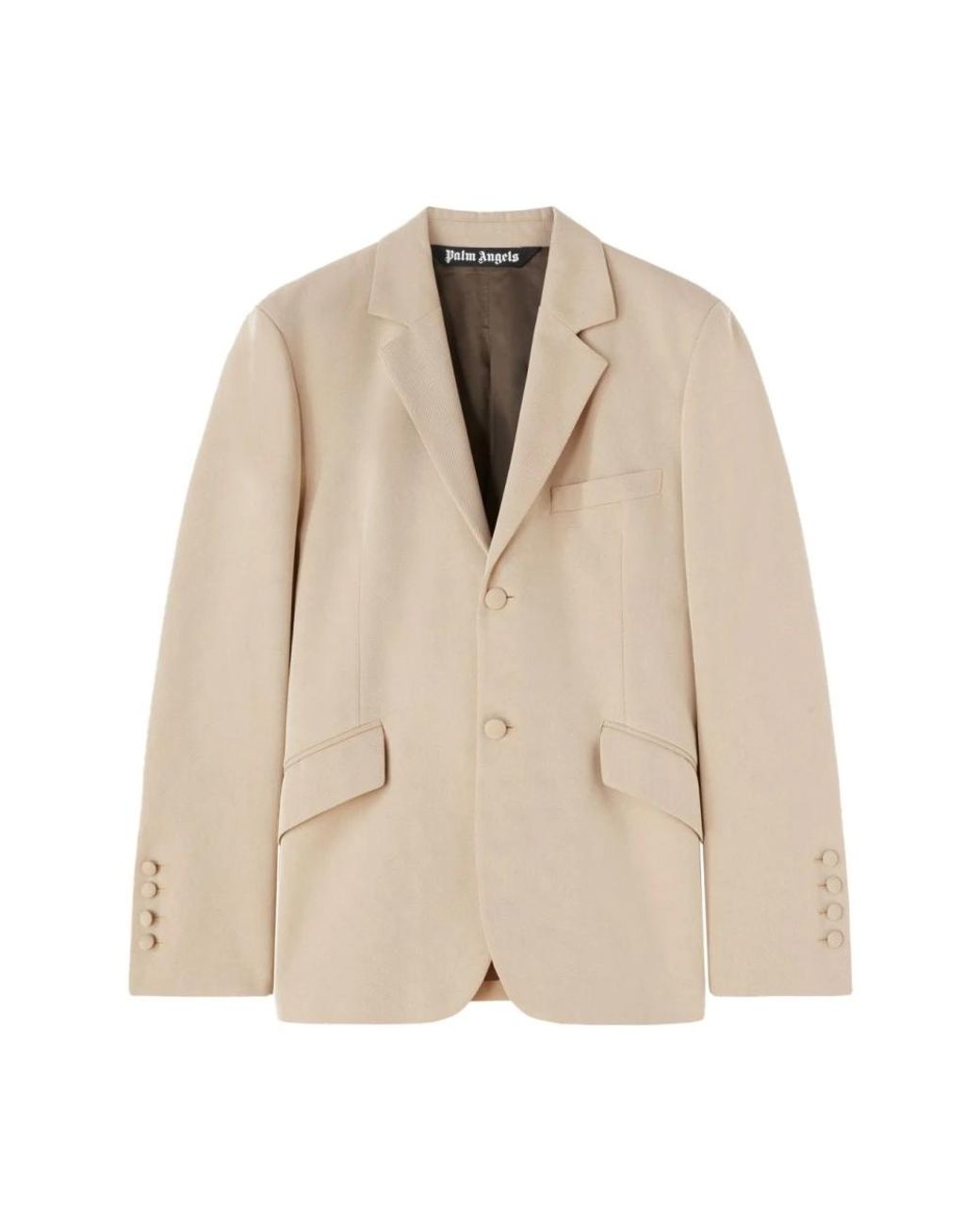 Palm Angels Jassen ,Katoen Retro Blazer in het Natural voor heren