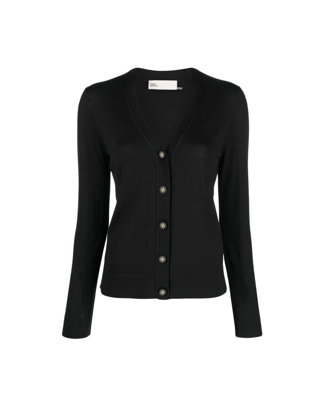 Suéteres cardigan simone Tory Burch de color Black